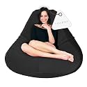 Super Soft Fabric Bean Bag Prefilled 5 XL- Black