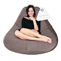 Super Soft Fabric Bean Bag Prefilled 5 XL- Black