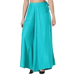 Super Soft Flared Solid Rayon Sharara In