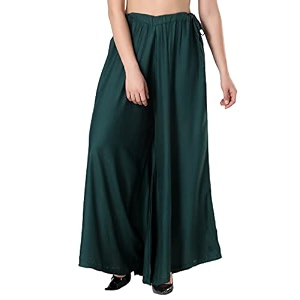 Super Soft Flared Solid Rayon Sharara In