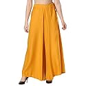 Super Soft Flared Solid Rayon Sharara In