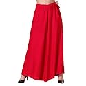 Super Soft Flared Solid Rayon Sharara In