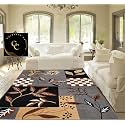 Super Soft Floral Multi-Design Carpet Rug for