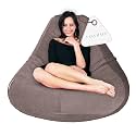 Super Soft Fabric Bean Bag Prefilled 5 XL- Beige