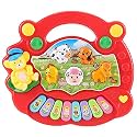 SUPER TOY Animal Voice Musical Piano Sound Toy Colorful Flash Light for Toddler Kids 2-6 Years Birthday Gift