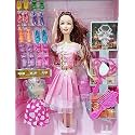SUPER TOY Beautiful Long Hair Single Doll for Kids Girls, Doll Toy for Girl, Baby Doll Play Set for Kids, Birthday Gift for Girl, Doll Toy Set for Girls - Accessories Included