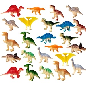 super toy 24 pcs action figure dinosaur toys for kids small size vibrant colors