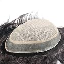 Super Trends Men's Mirage Hair Patch/Wig | Natural Indian Remy Hair (10 * 8", Black)…