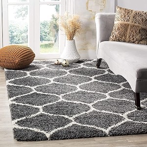 Super Ultra Modern Soft Shaggy Handcrafted Anti-Skid