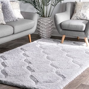 Super Ultra Modern Soft Shaggy Handcrafted Anti-Skid