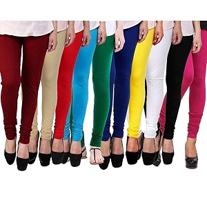 women39s fashion churidar skinny fit leggings - combo of 10 fggyt-68465165155 multicoloured5 free size