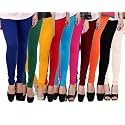 Women's Regular Fit Leggings (FGGYT-68465165155_Multicolor_Free Size)
