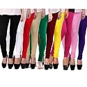 Women's Skinny Fit Leggings (FGGYT-68465165155_Multicolored_Free Size)