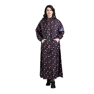 super women39s reversible waterproof raincoat skirt and top with hood and carrying pouch for ladies pst 334