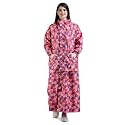 Super Women's Reversible Waterproof Raincoat Skirt and Top With Hood and Carrying Pouch for Ladies (PST 334)