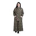 Super Women's Reversible Waterproof Raincoat Skirt and Top With Hood and Carrying Pouch for Ladies (PST 334)
