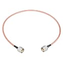 Superbat CB Coax Cable 2ft PL-259 UHF Male to Male PL259 Jumper