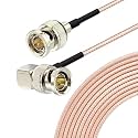 Superbat HD-SDI 3G SDI Cable Right Angle Thin BNC Male Cable 75 ohm 20inch