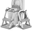 Superbe Bébé Potty Training Seat with Step Stool Ladder for Toddlers (grey)