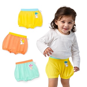 superbottoms baby bloomers  unisex supersoft underwear for girls and boys  3x softer underwear  super stretchy breathable gentle elastics no scratchy tags azo-free dyes 3 free funky tattoos