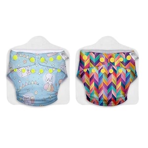 superbottoms cloth diapers for babies - cloth diaper combo pack of 2 freesize uno- new version reusable cloth diapers for babies 3m to 3y  with 2 organic cotton inserts