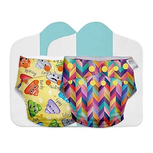 superbottoms cloth diapers for babies - cloth diaper combo pack of 2 freesize uno- new version reusable cloth diapers for babies 3m to 3y  with 2 organic cotton inserts