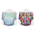 SuperBottoms Cloth Diapers for babies - Cloth Diaper Combo Pack of 2 Freesize UNO- New Version| Reusable Cloth Diapers for babies 3M to 3Y | With 2 organic cotton inserts