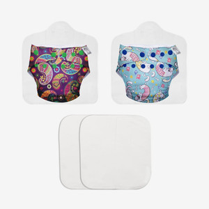 Superbottoms Cloth Diapers for babies - Combo