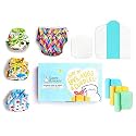 SuperBottoms Gift Combo Pack: 1 Freesize UNO, 3 Dry Feel Langot, 1 Booster Pad, 3 Easy Clean Top Sheets | Birthday Gift for 1-Year-Old Baby Girl &amp; Boy | Pack of 9 Items