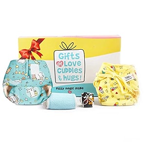 superbottoms gift combo pack of 1 newborn uno 1 dry feel langot 1 dry feel soaker amp 1 keychain baby gift set for newborn  baby shower gift for parents newborn gift set pack of 4 items