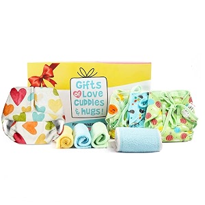 superbottoms gift combo pack of 1 newborn uno 3 dry feel langot 1 dry feel soaker amp 3 easy clean top sheets for newborns - pack of 8 items