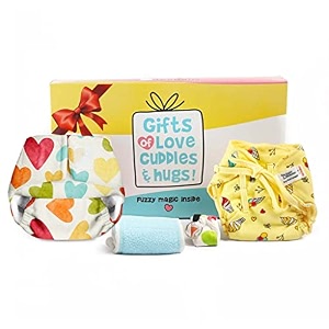 superbottoms gift combo pack of 1 newborn uno 1 dry feel langot 1 dry feel soaker amp 1 keychain baby gift set for newborn  baby shower gift for parents newborn gift set pack of 4 items