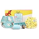 SuperBottoms Gift Combo Pack of 1 Newborn UNO, 1 Dry Feel Langot, 1 Dry Feel Soaker &amp; 1 Keychain| Baby gift set for newborn | Baby shower gift for parents| newborn gift set| Pack of 4 items