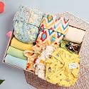 SuperBottoms Gift Combo Pack of 2 Newborn UNO, 3 Dry Feel Langot, 1 Booster Pad, 3 Easy Clean Top Sheets & Keychain| Baby gift set for newborn | Baby shower gift for parents| Pack of 12 items