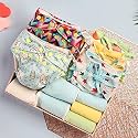SuperBottoms Gift Combo Pack: 1 Freesize UNO, 3 Dry Feel Langot, 1 Booster Pad, 3 Easy Clean Top Sheets | Birthday Gift for 1-Year-Old Baby Girl &amp; Boy | Pack of 9 Items