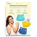 superbottoms Padded Underwear for Babies &amp; Toddlers, 3 Layers of Premium Cotton &amp; DryFeel Layer, Ideal for Diaper-Free Time &amp; Mess-Free Potty Training Pants, Pack of 12
