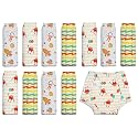SuperBottoms Padded Underwear For Growing Babies/Toddlers|With 3 Layers Of Cotton Padding &amp; Super DryFeel Layer| Pull-Up For Potty Training &amp; Diaper-Free Time(Star Gazer, Size: 3, Pack of 12)
