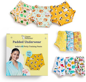Superbottoms Padded Underwear-Pack Of 9 Potty Training