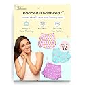 superbottoms Padded Underwear for Babies & Toddlers, 3 Layers of Premium Cotton & DryFeel Layer, Ideal for Diaper-Free Time & Mess-Free Potty Training Pants, Pack of 12