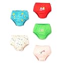 superbottoms Basic™ Brief for Kids | Unisex, 100% Pure Cotton Innerwear | Breathable & Soft Kids Underwear | Baby Brief I Pack of 5