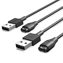 Superer 2 Pack Charger Cable Fit for Garmin Watch