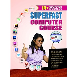 superfast computer course all about computer knowledge tips computer introduction advance excel html networking multimedia corel draw page maker tally windows 7 questions answers