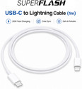 SUPERFLASH Lightning Cable 4 A 1 m