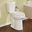 SUPERFLO Elongated Tall Toilet 21 Inch White Extra Tall Toilets