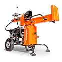 SuperHandy Portable 25 Ton Gas Log Splitter with 7HP Engine, Bucher Gear Pump, and Horizontal/Vertical Half Beam Steel Wedge for Firewood Splitting and Forestry Harvesting