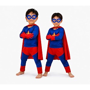 superhero costumes for kids Blue Red