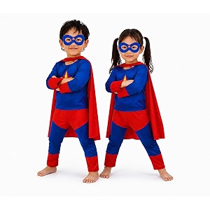 superhero costumes for kids Blue Red