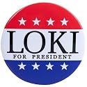 Superhero President Pin Costume Cosplay, Patriotic Badge Button Acrylic Brooch Pins for Halloween Masquerade Costume Accessories