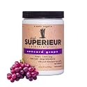 Superieur Sea Mineral Electrolyte Powder, Concord Grape, 70 Servings