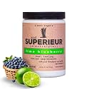 Superieur Sea Mineral Electrolyte Powder, Lime Blueberry, 70 Servings